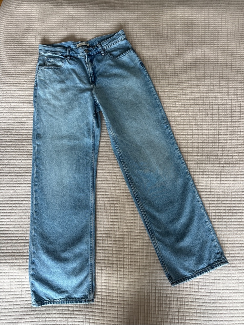 J.W. Anderson Light Blue Relaxed Wide-Leg Jeans